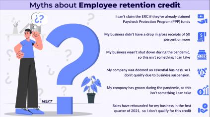 Myths about Employee Retention Tax Credit in USA